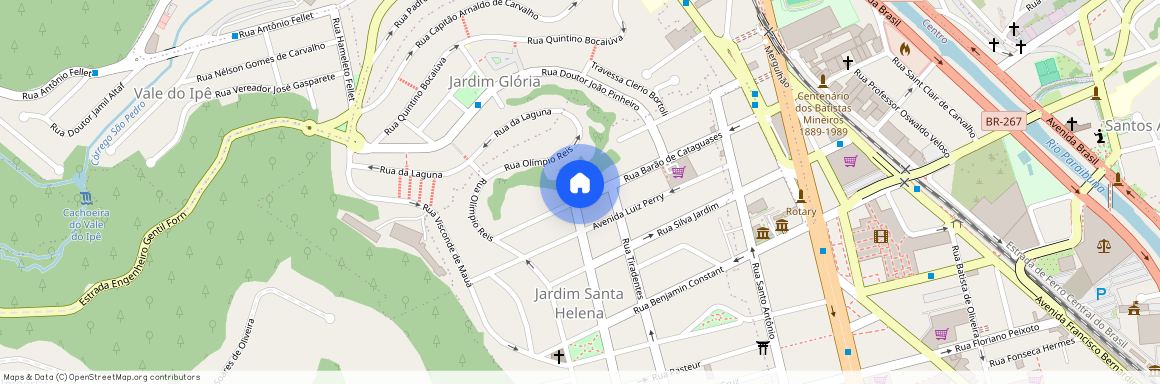Rua Barão de Cataguases, 420, Santa Helena, Juiz de Fora, Minas Gerais, 36015370