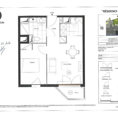 Appartement à louer 2 pièces 40.01m² - Photo 4