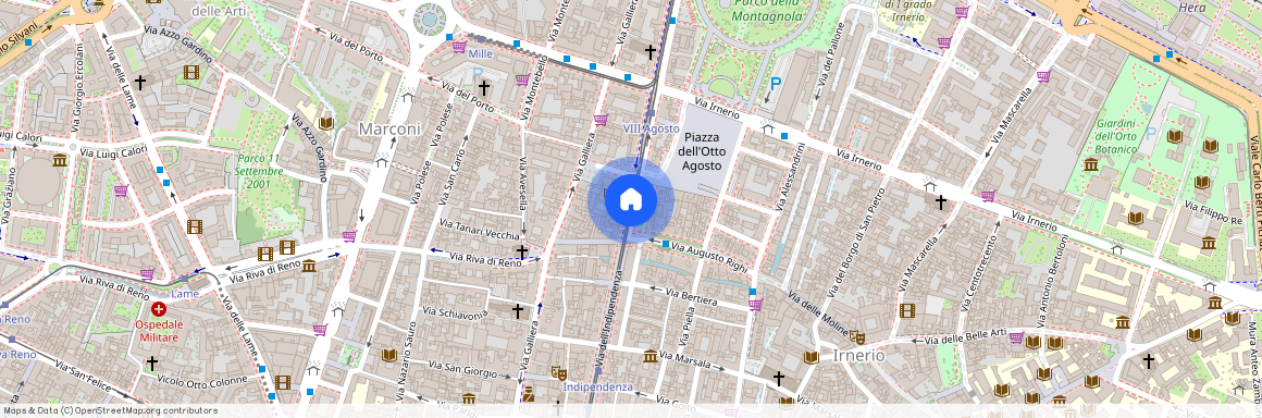 Via dellIndipendenza, Bologna, Emilia-Romagna 40126