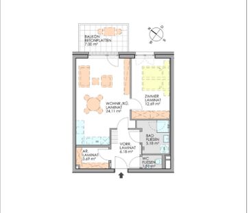 Starterwohnung mit Balkon - Top 10 - Photo 2