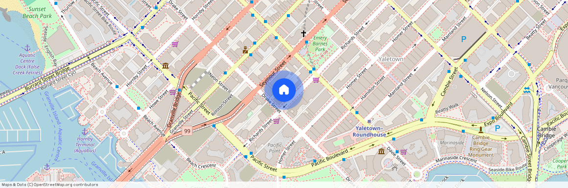 Downtown VW, 406 - 1295 Richards Street, Vancouver West