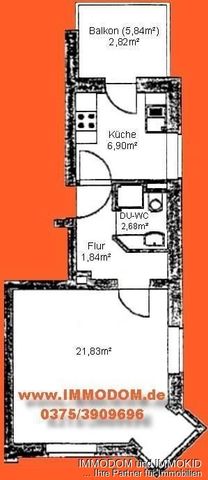 1-Zimmer-Wohnung mit separater Küche und BALKON zu vermieten! - Photo 5