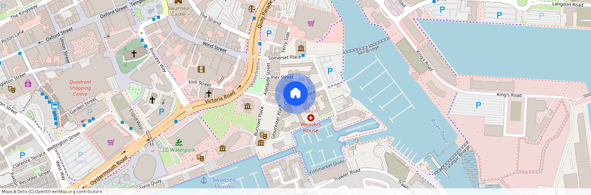 Pembroke Buildings, Cambrian Place, Marina, SA1, Swansea