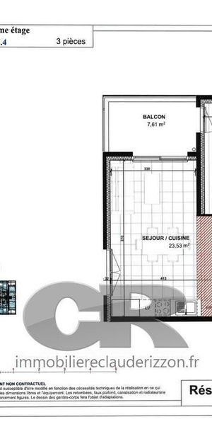 Location Appartement 3 pièces 67m² YUTZ 57970 - Photo 2