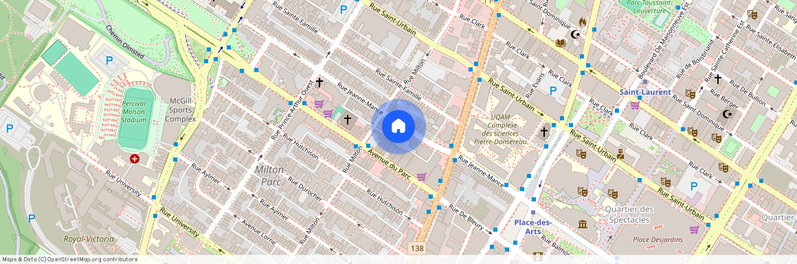 Rue Jeanne-Mance, H2X 2J8, Montréal