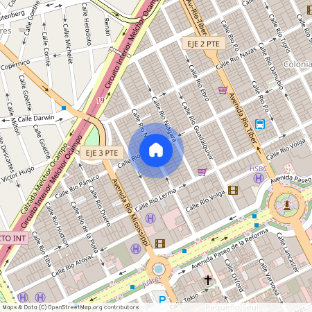 Se departamento Río Nilo, Colonia Cuauhtémoc, C.P. 06500, Df / Cdmx