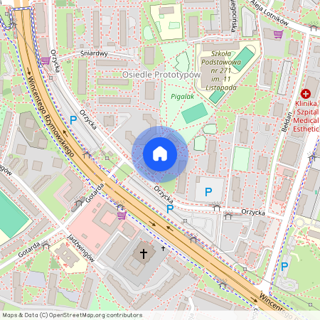 ul. Orzycka 6, Służew, Mokotów, Warszawa, mazowieckie