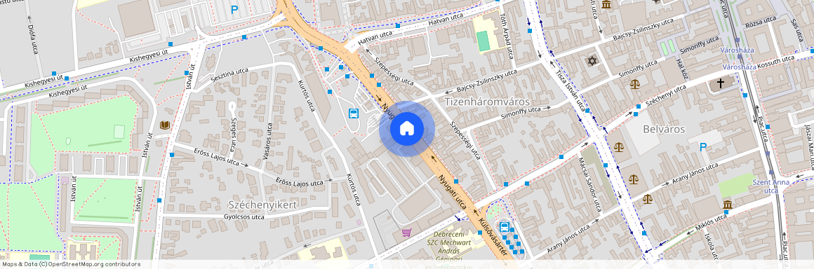 Debrecen, Nyugati utca