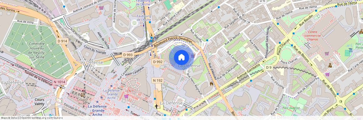 Courbevoie 92400 - LA DEFENSE - SQUARE HENRI REGNAULT