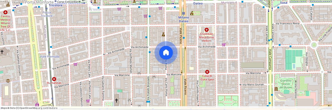 Via Carlo Poma, Milan, Lombardy 20129