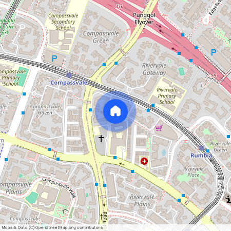 195 Rivervale Drive (540195), Singapore