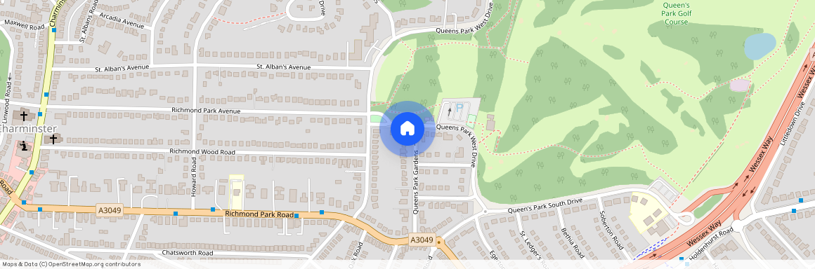 Queens Park Gardens, Bournemouth, BH8