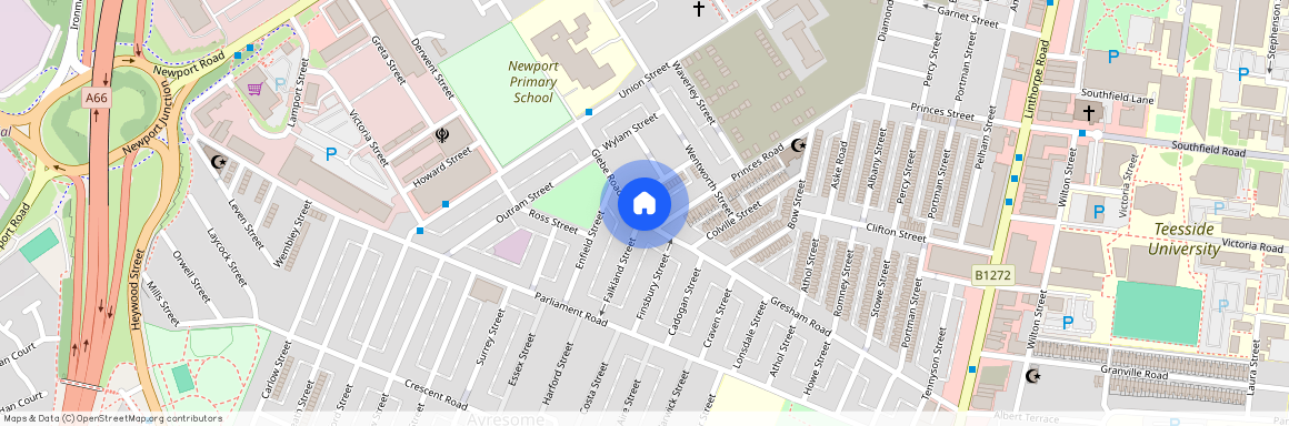 Gresham Road, Middlesbrough, TS1