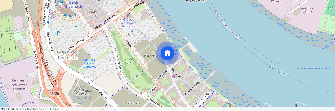 The Waterman, Tidemill Square, Lower Riverside, Greenwich Peninsula, SE10 0UE