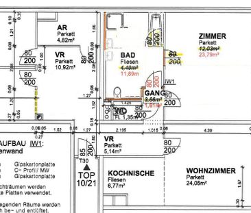 Großzügige 4-Zimmer Wohnung mit Loggia nahe Millennium City in 1200... - Foto 5