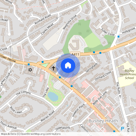 Over 60's Retirement Flat, Two Bedroom, First Floor, Homecedars House, Bushey Heath, WD23