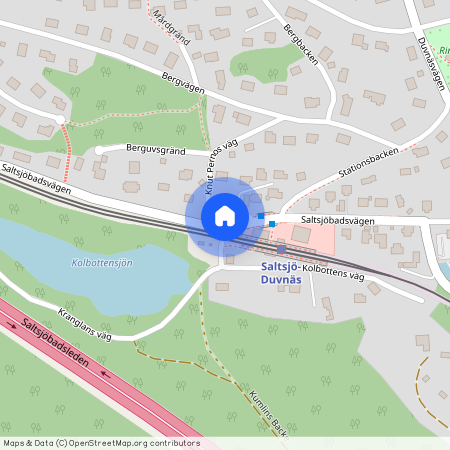 Saltsjöbadsvägen, Saltsjö-Duvnäs