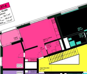 1A-204 - Magnifique appartement neuf de 2.5 pièces avec vue sur le ... - Foto 1