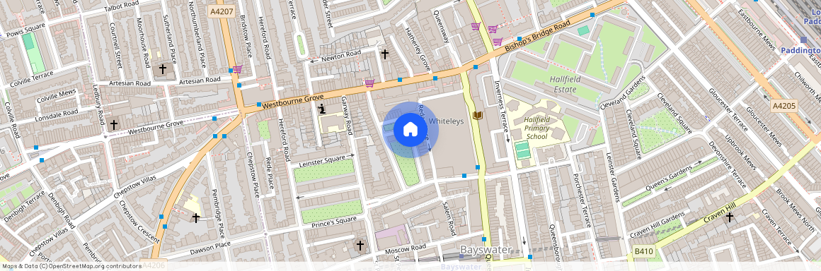 Kensington Gardens Square, Notting Hill, London, W2