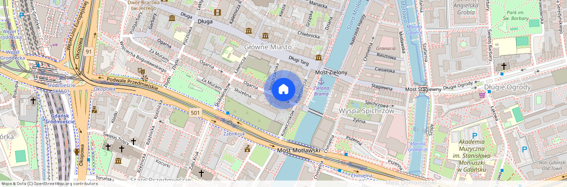 ul. Powroźnicza, Śródmieście, Gdańsk, pomorskie