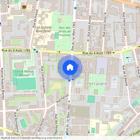 Rue du 1er Mars 1943, Francja, Villeurbanne