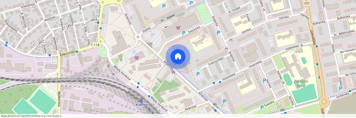 Švýcarská, Kladno