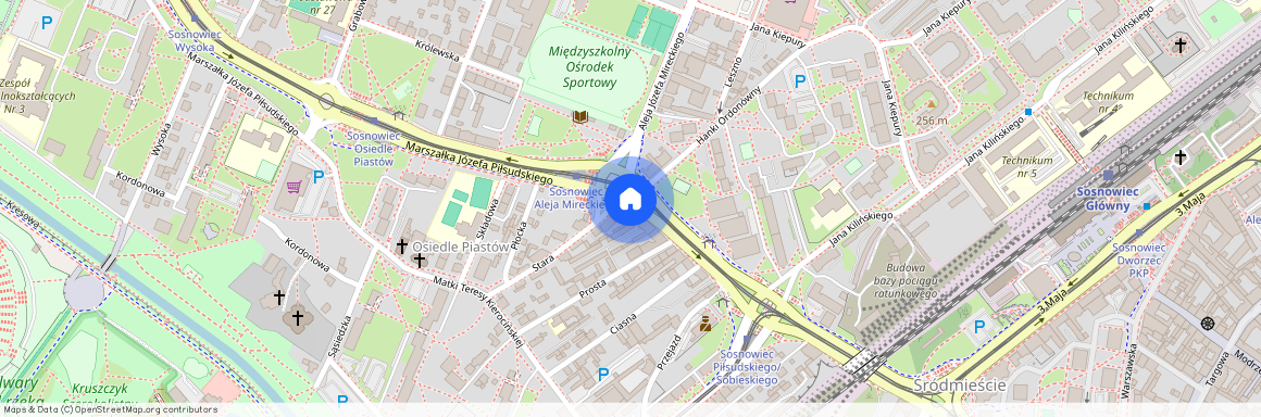 ul. marsz. Józefa Piłsudskiego, Stary Sosnowiec, Sosnowiec, śląskie