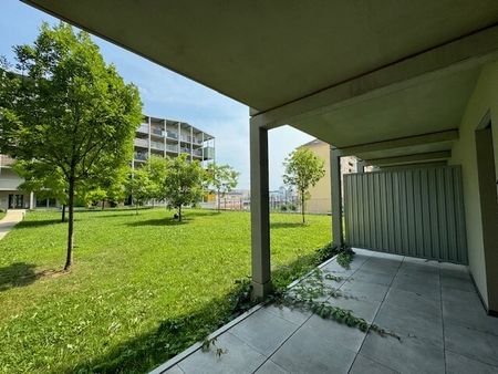 Smart City Süd Top 108: Attraktive 2-Zimmerwohnung mit idyllischer Terrasse und grünem Innenhof - Foto 2