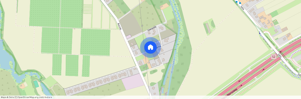 ul. Czarna, Powsinek, Wilanów, Warszawa, mazowieckie