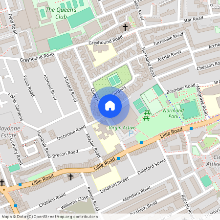 Ruskin Mansions, Barons Court, London, W14