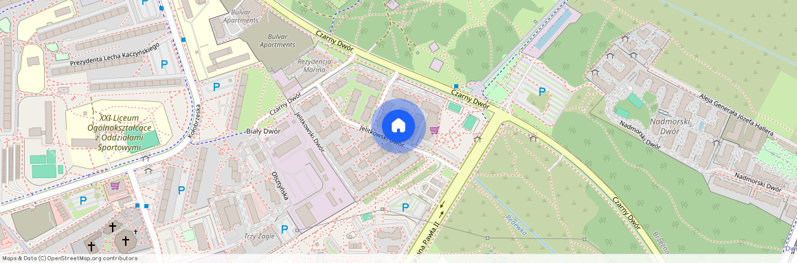 ul. Czarny Dwór, Przymorze Wielkie, Gdańsk, pomorskie