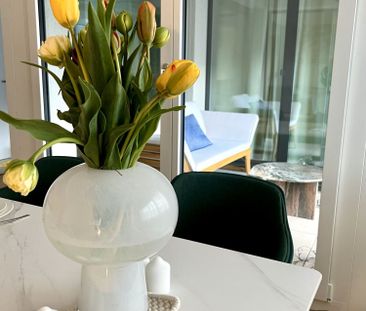 Möbelierte Wohnung mit Balkon und Ausstattung Zentral - Foto 2