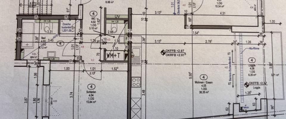 Helle 3-Zimmer-Wohnung mit Loggia und Südseitenausrichtung in Bad - Photo 1