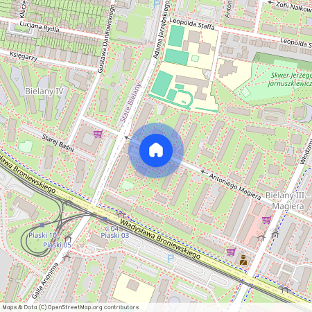 ul. Antoniego Magiera, Słodowiec, Bielany, Warszawa, mazowieckie