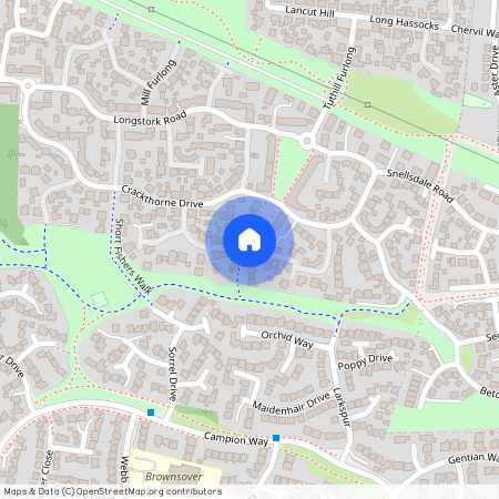 Shortstones Walk, Rugby