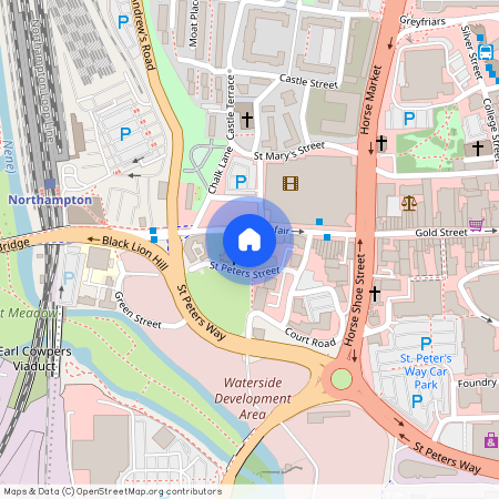 St. Peters Gardens, Marefair, Northampton, NN1 1SX