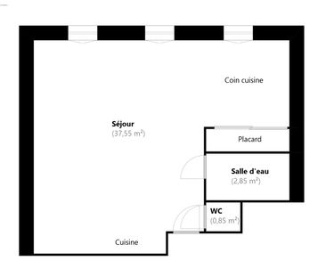 Location Appartement 1 pièce 42m² MARSEILLE 6ème - Photo 6
