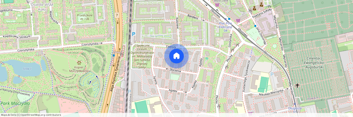 ul. Zawiszy, Młynów, Wola, Warszawa, mazowieckie