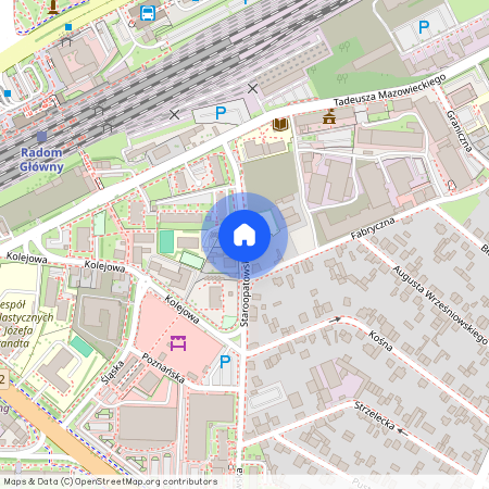 ul. Staroopatowska, Ustronie, Radom, mazowieckie