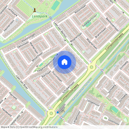 Nieuw-Vennep Getsewoud Zuid, 2151 GE, Bachlaan, Nieuw-Vennep