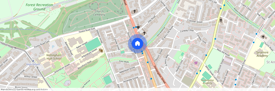 207A Mansfield Road, City Centre, Nottingham, NG1 3FS