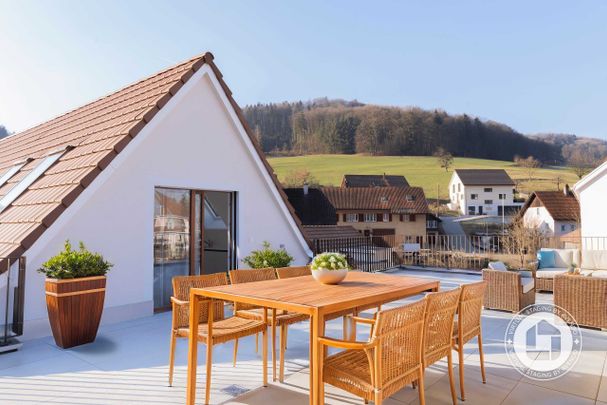 2.5-Zimmer Maisonette mit Bergblick in Obermumpf mieten - Foto 1