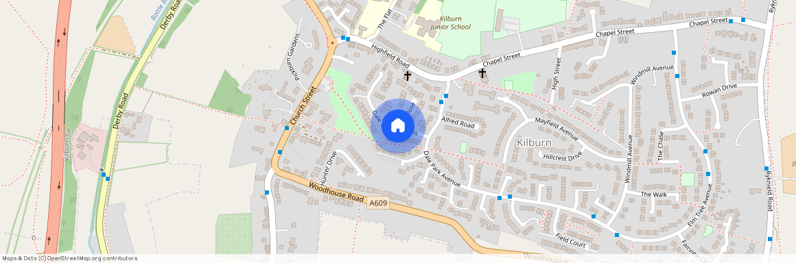 Dale View Gardens, Kilburn, DE56