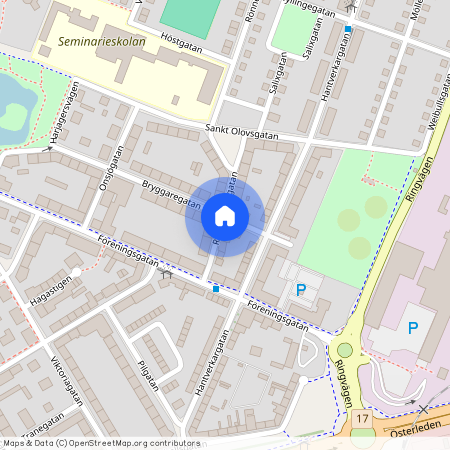 Rönnebergsgatan 6B, Öster