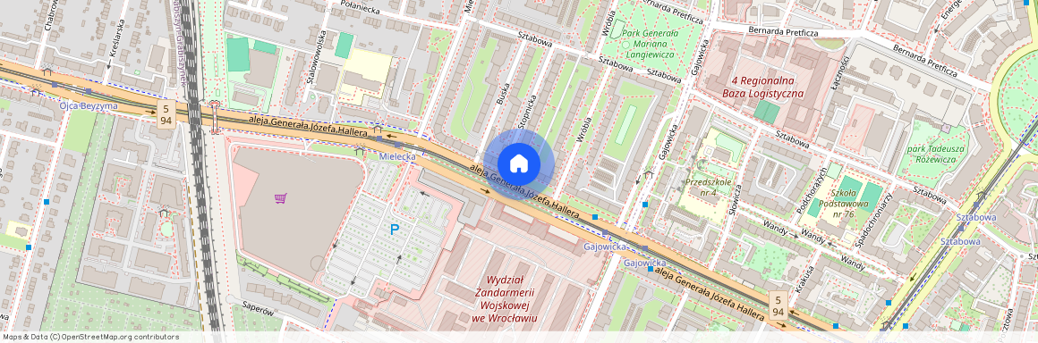 al. gen. Józefa Hallera, Gajowice, Fabryczna, Wrocław, dolnośląskie