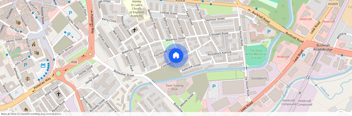 Commercial road, Stoke-on-Trent ST1 3QR