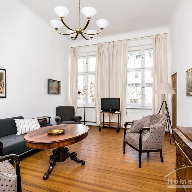 Große und helle 3 Zimmer Altbauwohnung in Berlin Wilmersdorf, möbliert - Photo 1
