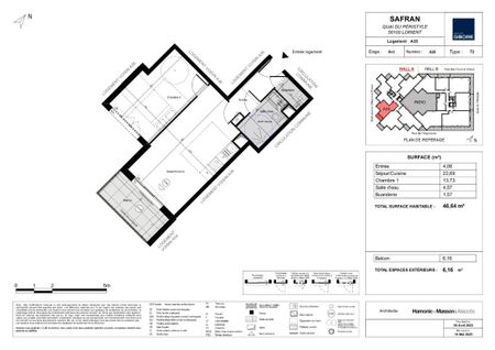 Appartement T2 à louer Lorient - 46 m² - Photo 5