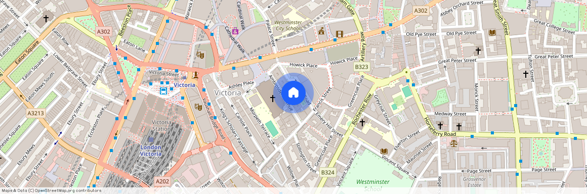Ashley Gardens, Ambrosden Avenue, Westminster, London, SW1P