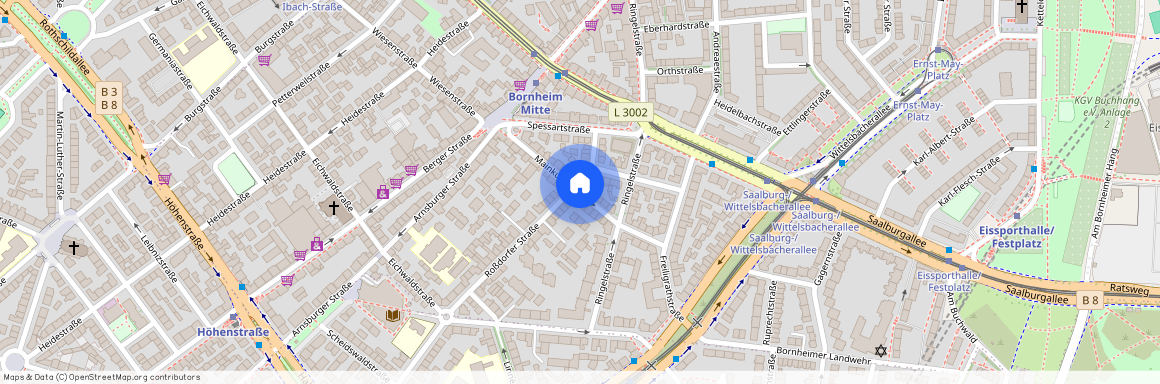 Mainkurstraße, 60385 Frankfurt am Main - Bornheim